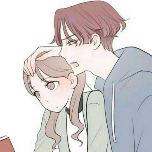 超唯美的二次元卡通情侣头像,青丝已换满白发,谁知此生几回眸?