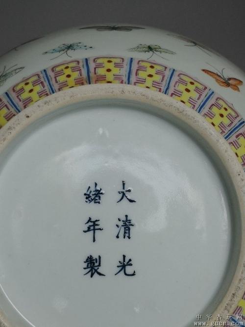 传世古董收藏老货粉彩瓷器清代大清光绪年制官窑百碟瓶赏瓶天球瓶