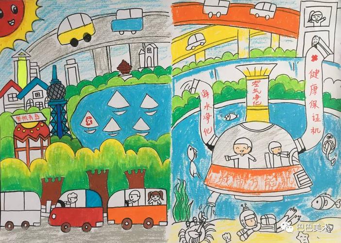 巴巴美术丨文明横栏健康新城环保绘画大赛获奖名单公布