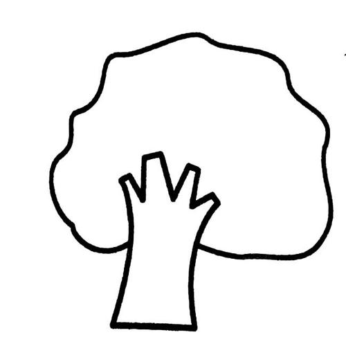 卡通                    植物                    树