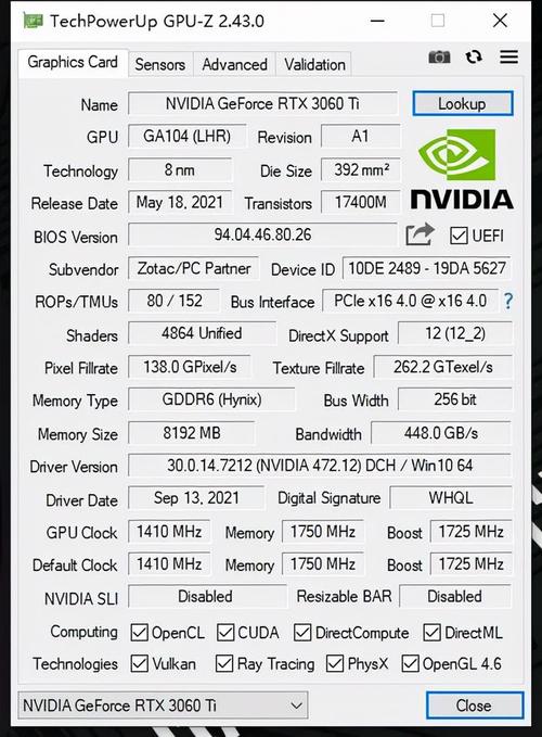 网易首页>网易号>正文申请入驻> gpuz截图rtx3060ti pgf goc的默认