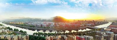 山水交融生态县城