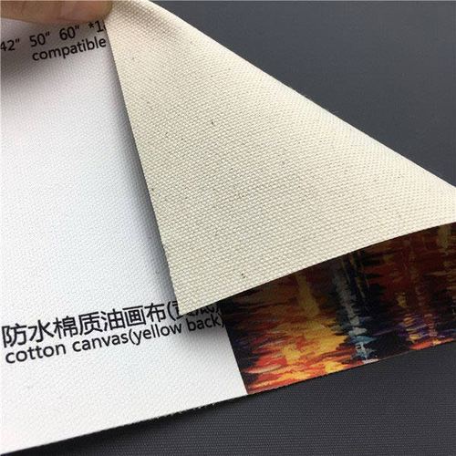 东莞生产珍珠画布,油性高光化纤油画布怎么贴