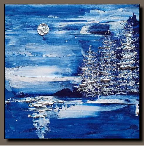 国外艺术家丙烯画厚涂画法作品欣赏