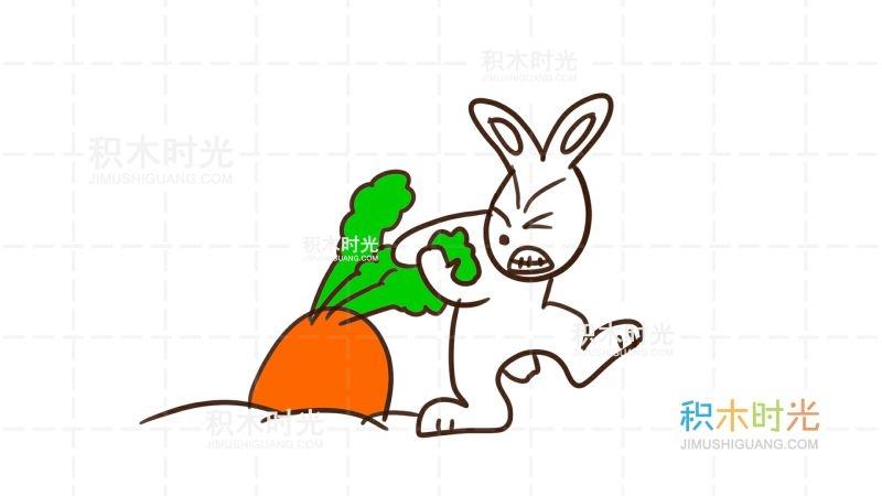 动物简笔画大全,画兔子简笔画,积木时光简笔画大全