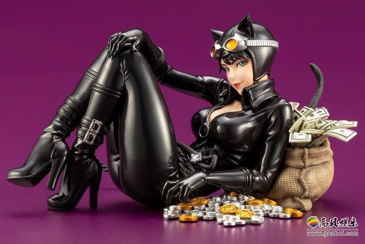 寿屋公布猫女日式画风版手办日式画风猫女非常养眼性感皮衣翘腿造型