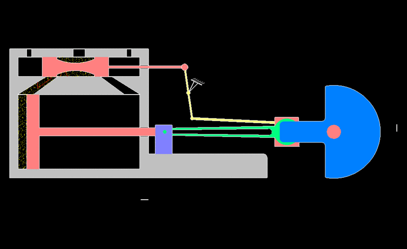 内燃机的燃烧过程是靠活塞做功产生的惯性能量来维持的,是惯性