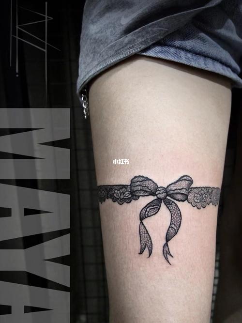 蕾丝腿环 | 大腿纹身_纹身_蕾丝_刺青_夏天去哪玩_性感_纹身也清新_美