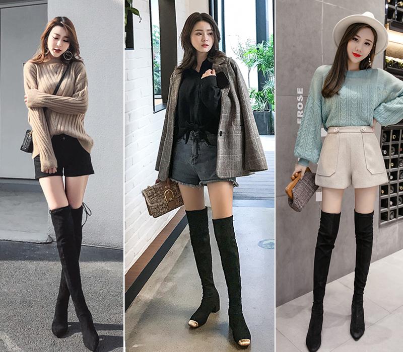 小个子长筒靴冬季这样搭,保暖显瘦有气质,穿出大长腿比例!