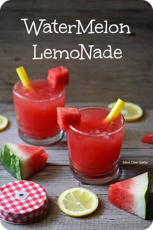 amazing summer watermelon lemonade cocktail recipe