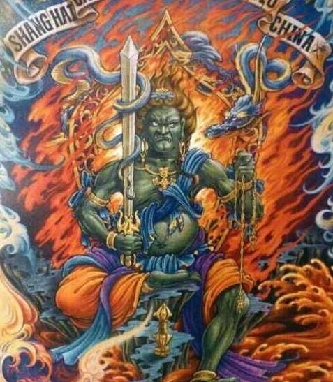 不动明王菩萨来历不动明王赵无极的故事有哪些