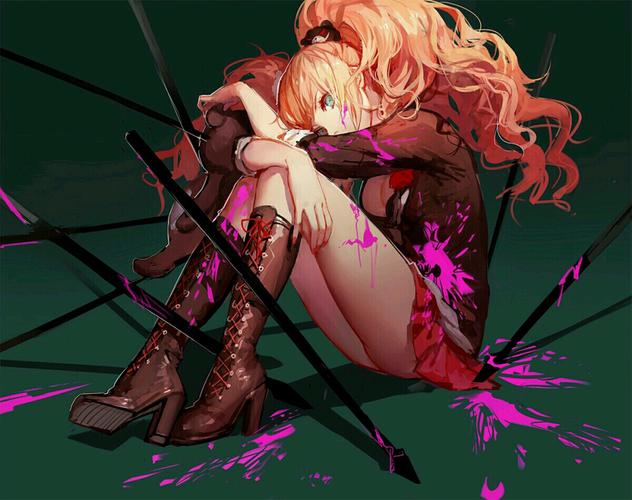 p站 pixiv 江ノ岛盾子 弹丸论破 原创 同人 插画 次元少女° 「member