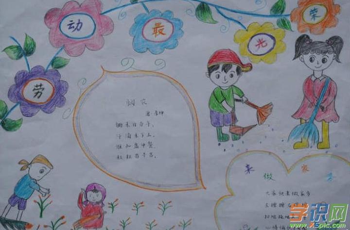 劳动手抄报图片大全_劳动手抄报内容
