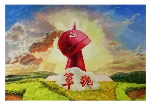 戍边战士的这些手绘,好美!