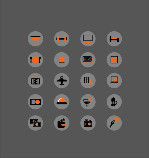 商务小图标轻临摹