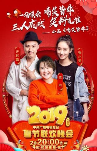 在2019年中央电视台春节联欢晚会上由贾玲,张小斐,许君聪表演