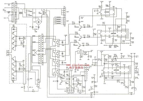 santak山特牌m2000型在线式ups电源的控制框图
