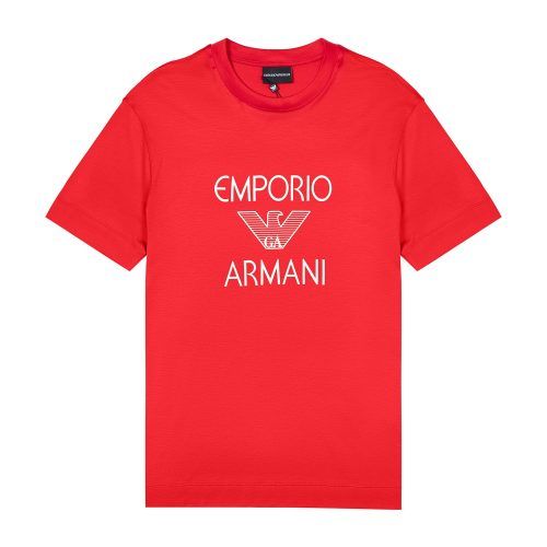 emporio armani/安普里奥阿玛尼 红色 男士短袖t恤 3k1taf-1juvz-0356