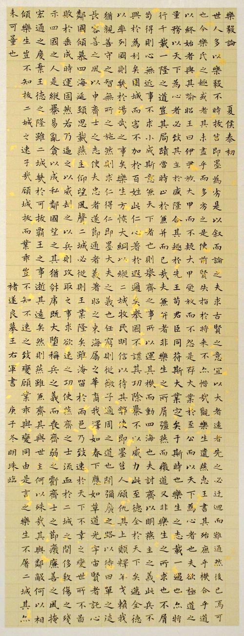 邸明珠  临小楷《乐毅论》