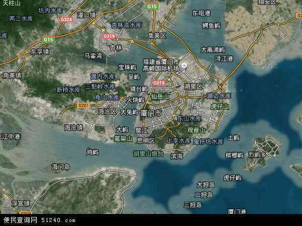 厦门市卫星地图 - 厦门市高清卫星地图 - 厦门市高清航拍地图 - 2016