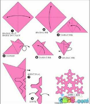 窗花折纸剪纸图案大全简单图解