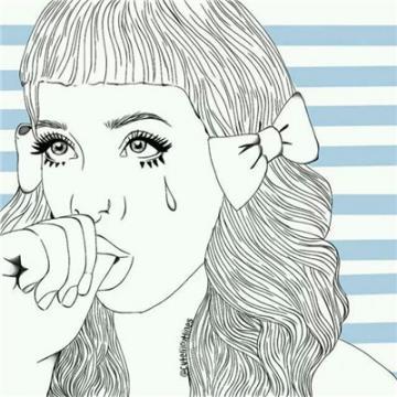 2020黑白简笔画素描女生头像 生活不止眼前的苟且