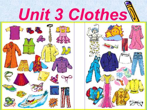 上海本地版本英语一下(unit 3 clothes)课件2.ppt