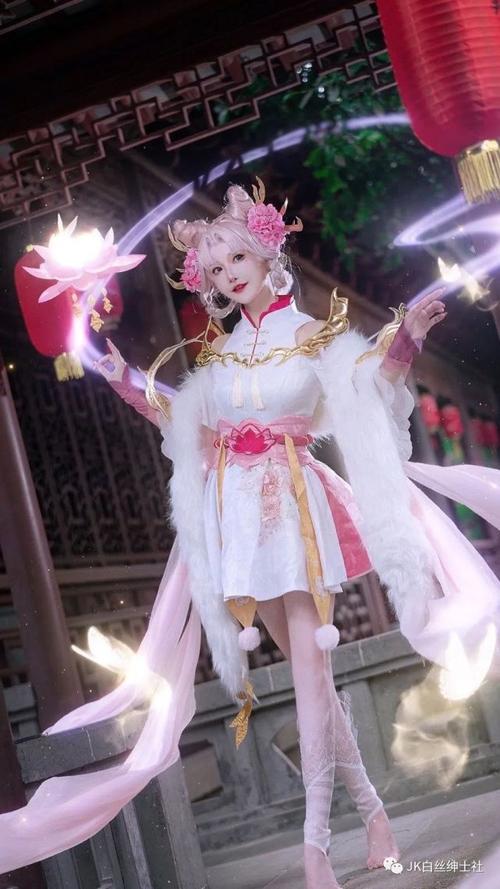 cos:王者荣耀同人嫦娥拒霜思cos正片@露儿大魔王