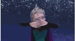 冰雪奇缘elsa爱莎不要走开gif动图_动态图_表情包下载_soogif
