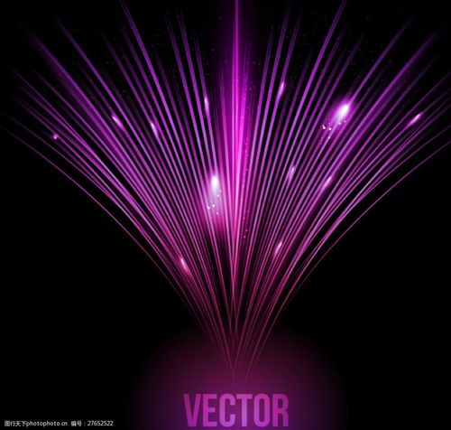 紫色光效背景
