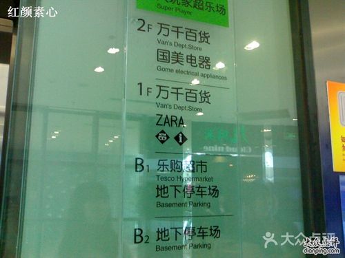 万达广场指示牌图片-北京综合商场-大众点评网