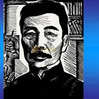 黑白木刻版画人物头像_微信头像图片大全