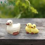 苔藓微景观装饰摆件 小鸭子和鸭妈妈摆件 diy材料配件批发