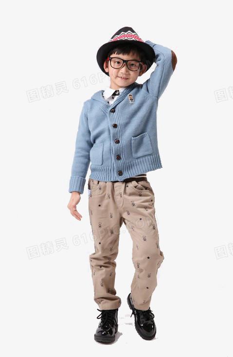 张俊卡通小男孩小男孩小女孩可爱小男孩戴帽子卡通小帽子戴眼镜的男人