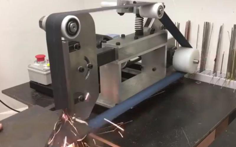 kmg砂带机制作全过程堪称经典的砂带机结构高清版