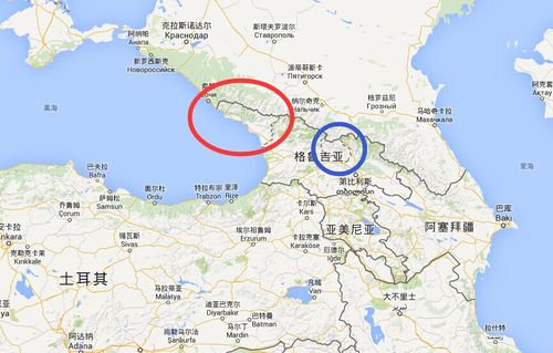 格鲁吉亚周边有哪些国家和地区?