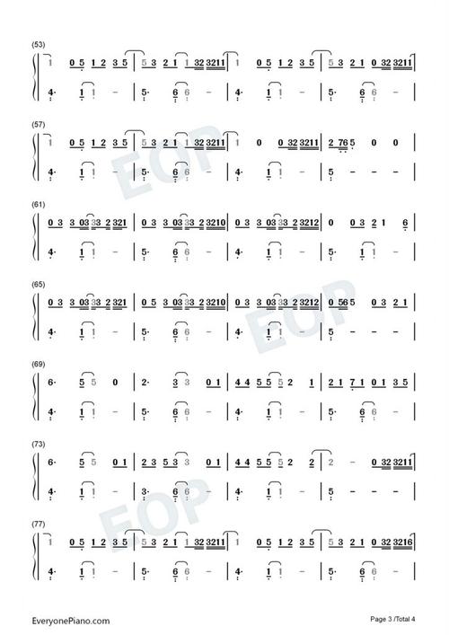 光点钢琴数字简谱肖战全新单曲