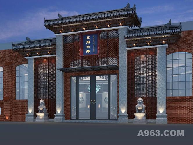 国外餐厅外观设计 大门