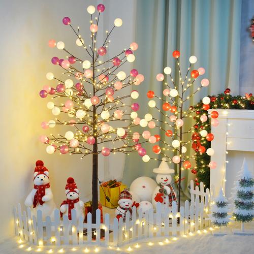 网红圣诞树灯圣诞节装饰摆件家用