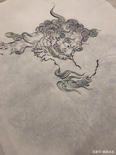 "唐狮子"怎么画?吉祥图案传统狮子