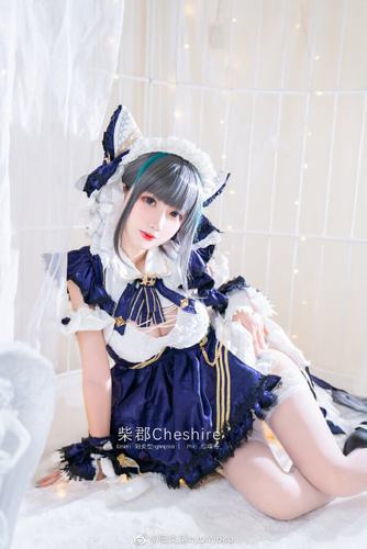 【cos正片】碧蓝航线柴郡原皮cos 甜美猫女仆哦 cn菠萝