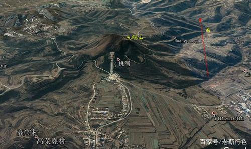 九嵕山昭陵卫星图