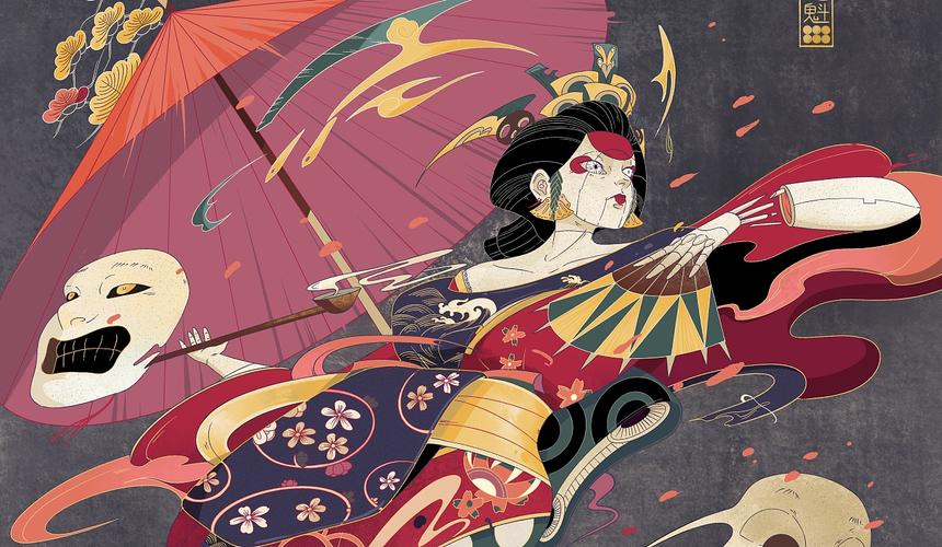 花魁|插画|商业插画|yooo_ooo - 原创作品 - 站酷