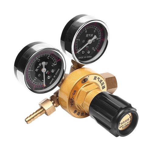 氮气压力表减压阀减压器yqd06全铜气瓶压力表