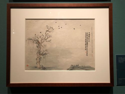 陪同女儿和学生北京画院齐白石纪念馆观全国各大博物馆收藏齐白石山水