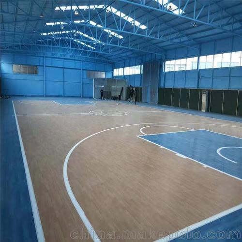 篮球场铺塑胶价格运动塑胶地板