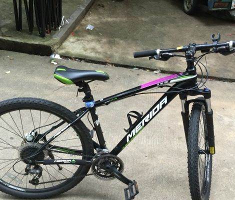 美利达破风破风电影纪念版,油碟27速,9.5无磕痕碰撞