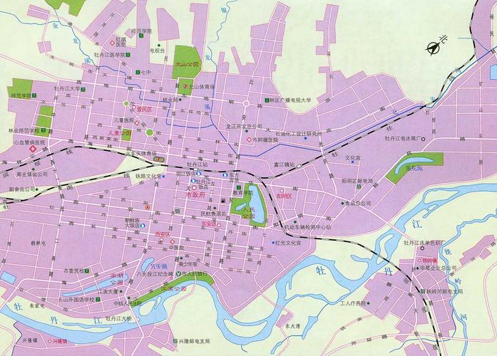牡丹江市区地图_牡丹江市区地图查询_牡丹江市区地图全图 - 查字典