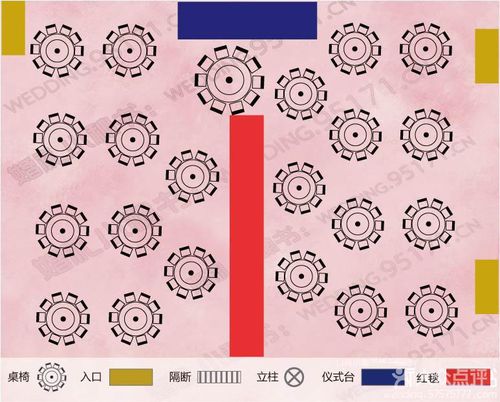 华盛大厦宴会厅台型图图片-北京商务楼-大众点评网