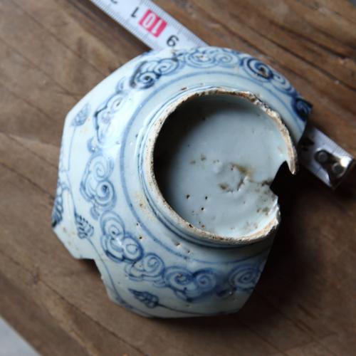 元青花老青花标本瓷片片 古残件青花瓷瓷片 瓷片明代标本明清